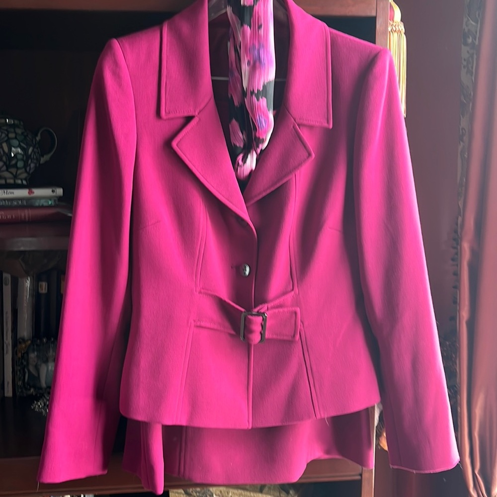 Tahari three-piece skirt suit